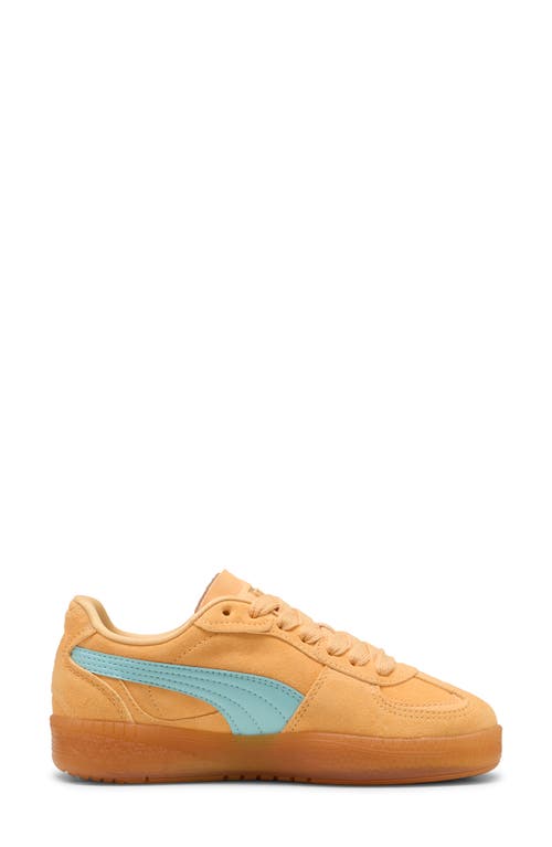 Puma Palermo Moda Xtra Gum Rubber Sneaker In Almost Apricot-safe Lake