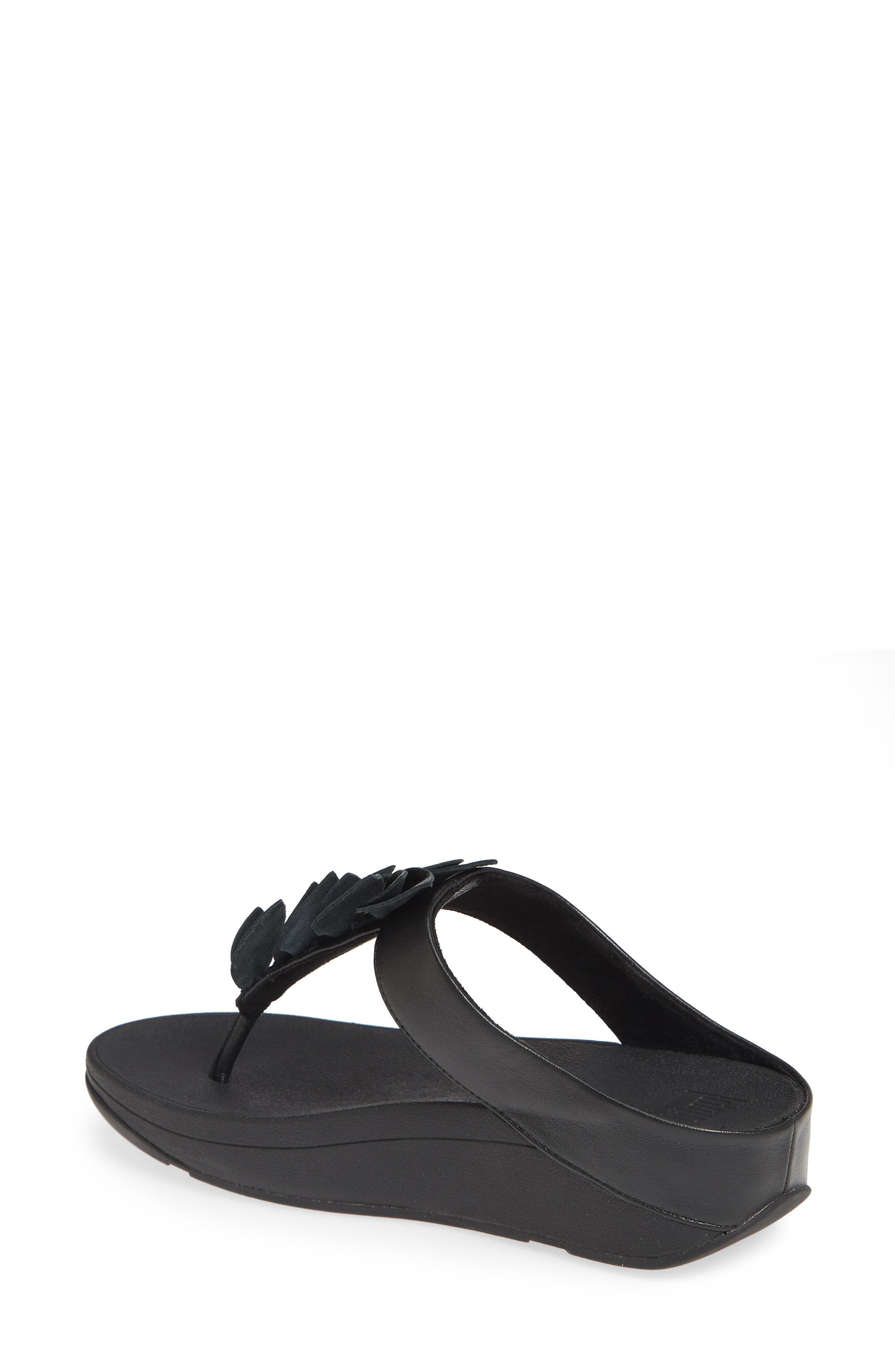 FitFlop Fino Leaf Flip Flop, Alternate, color, 