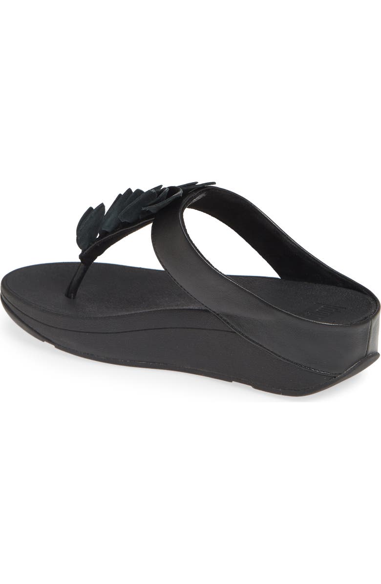 FitFlop Fino Leaf Flip Flop, Alternate, color,