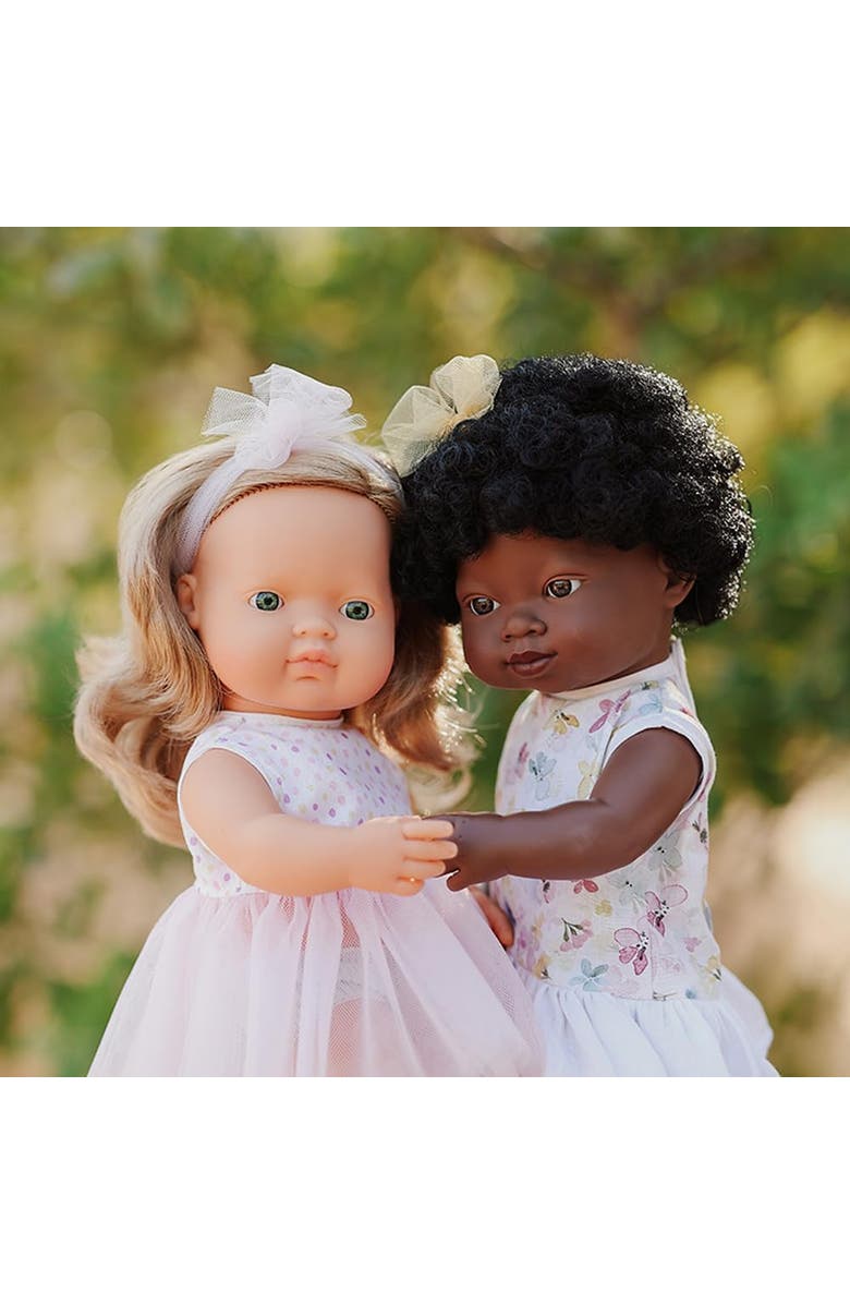 Miniland My Friends and Me Collection Baby Girl Doll with Dark Blonde Hair - 15", Alternate, color, Beige