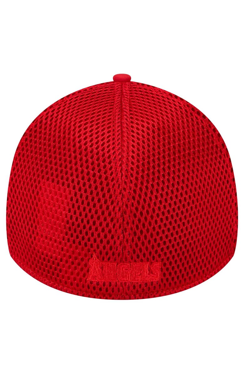 New Era Men's New Era Red Los Angeles Angels Team Tone 39THIRTY Flex Hat, Alternate, color, Red