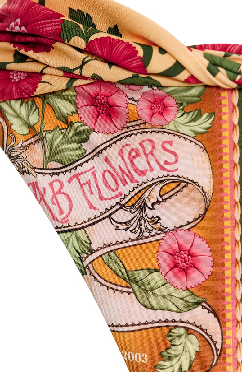 Agua Bendita Lily Harvest High Waist Bikini Bottoms, Alternate, color, 