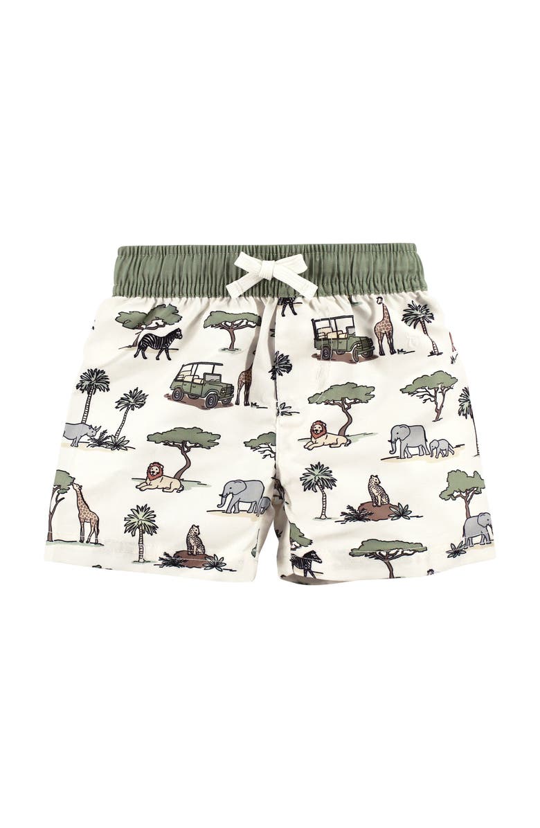 Hudson Baby Short Sleeve Rashguard, Alternate, color, Going On Safari