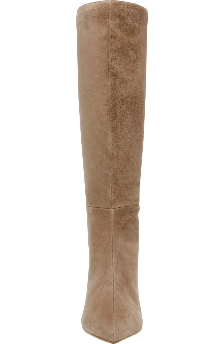 Steve Madden Lavan Pointed Toe Knee High Boot, Alternate, color, Oatmeal Suede