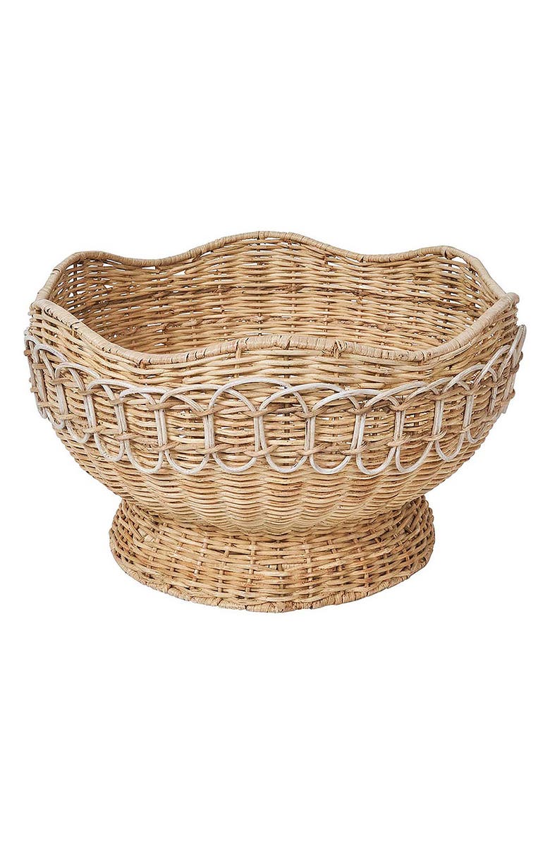 Juliska Provence Rattan Bowl, Main, color, Whitewash