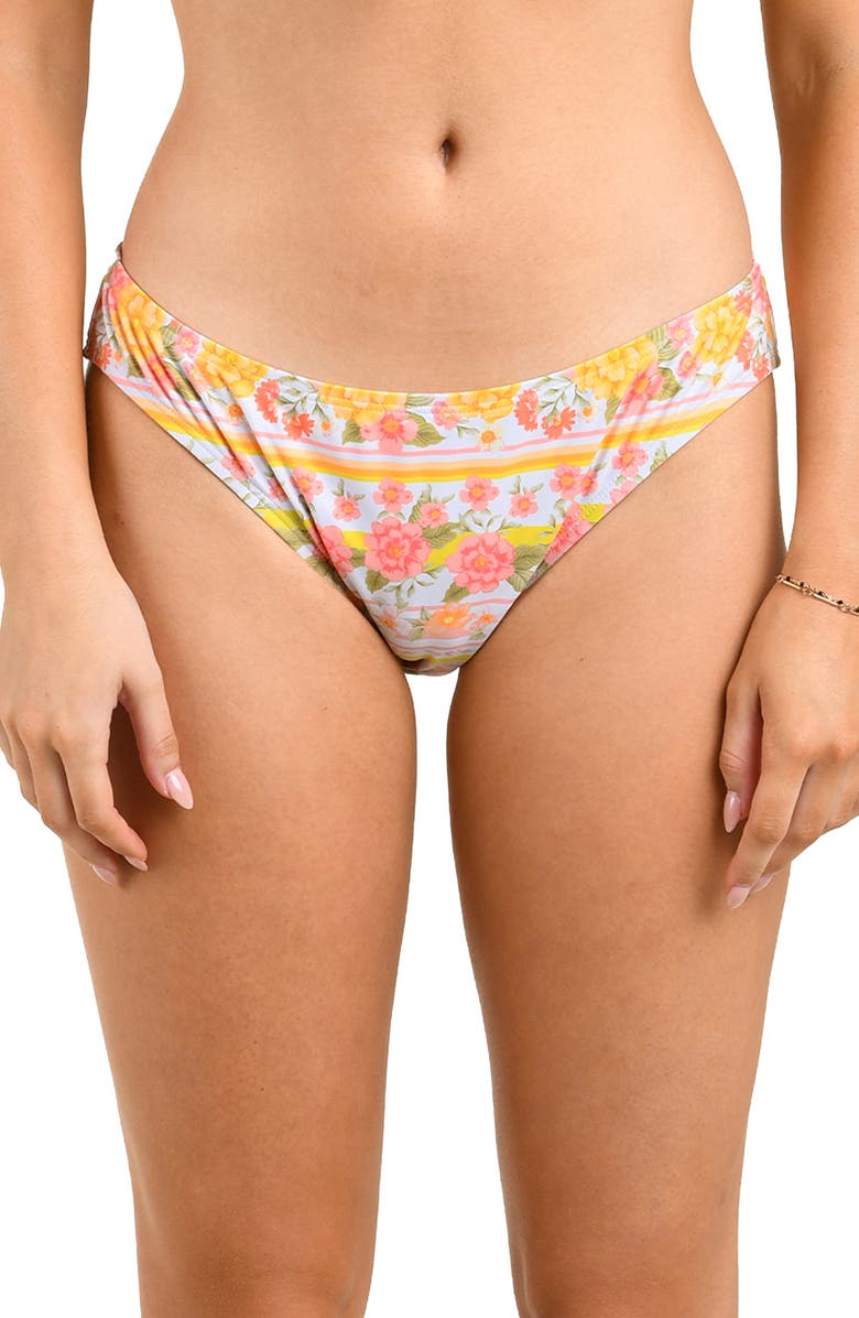 Citrus Good Day Hipster Bikini Bottoms, Main, color, White Multi