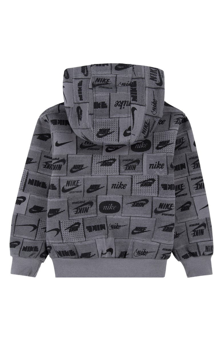 Nike Kids' Logo Print Fleece Hoodie, Alternate, color, 