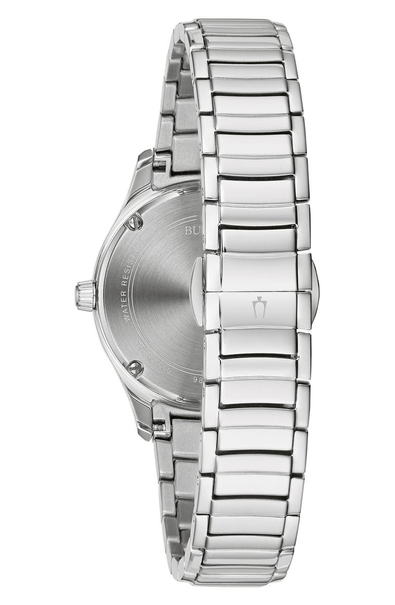 BULOVA Diamond & Mother-of-Pearl Bracelet Watch, 30mm, Alternate, color, 