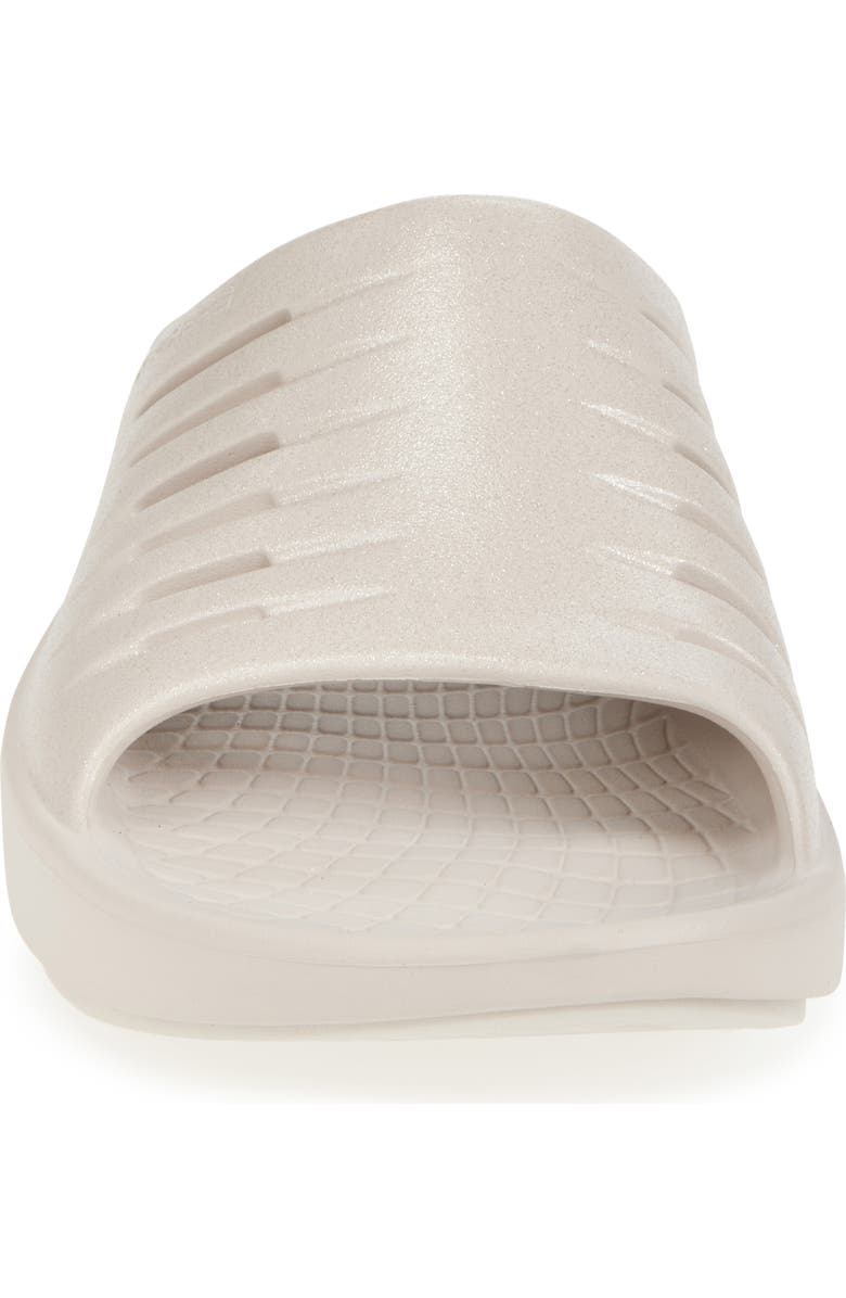 SKECHERS Go Recover Refresh Glam Up Slide Sandal, Alternate, color, Natural