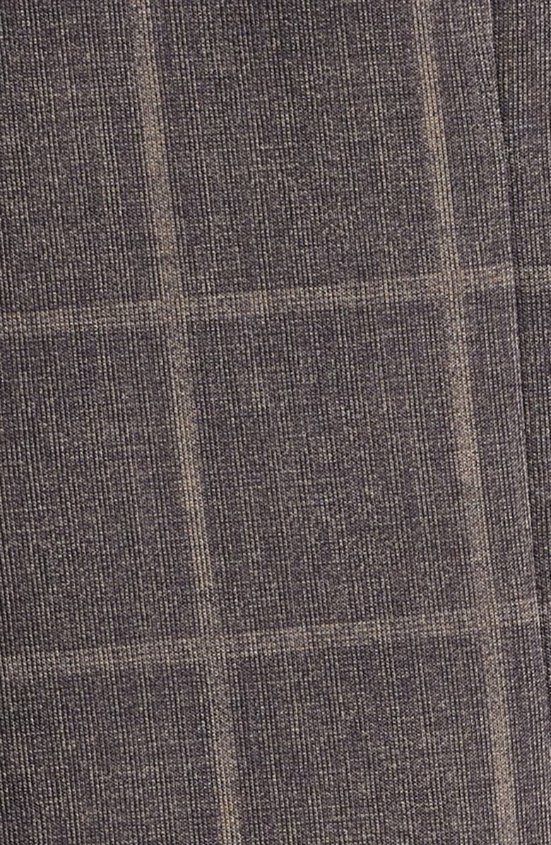 Johnston & Murphy XC Flex<sup>®</sup> Brown Windowpane Check Knit Sport Coat, Alternate, color, Brown