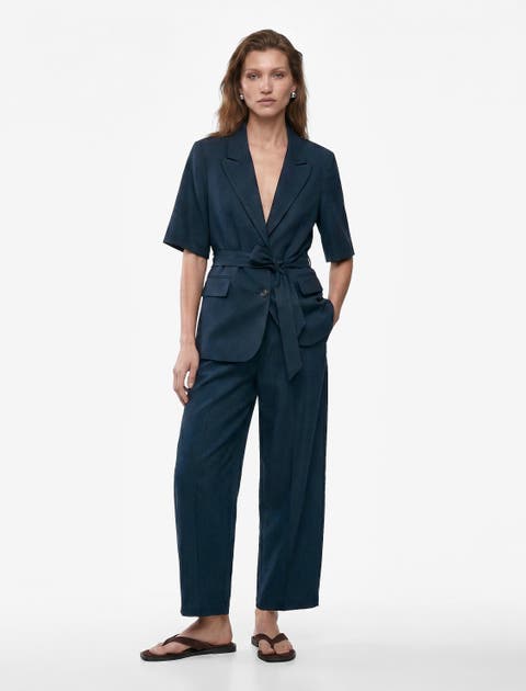 High Rise Wide Leg Barrel Pants