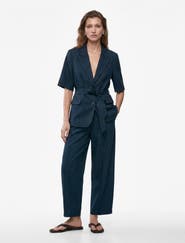 Koton High Rise Wide Leg Barrel Pants
