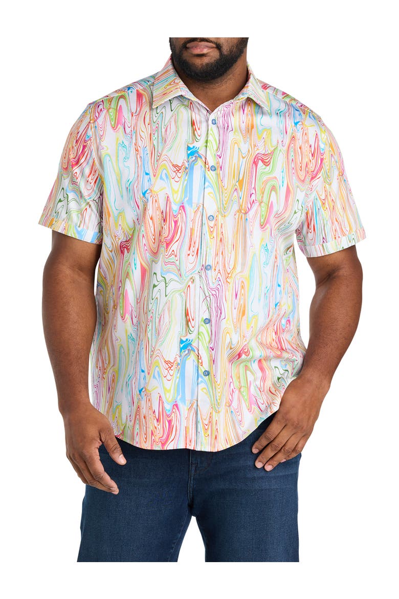 Big & Tall Bellenden Sport Shirt, Main, color, MULTI