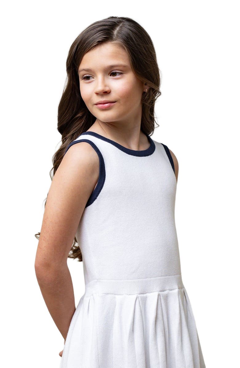 Hope & Henry Girls' Organic Tennis Sweater Dress, Kids, Alternate, color, 