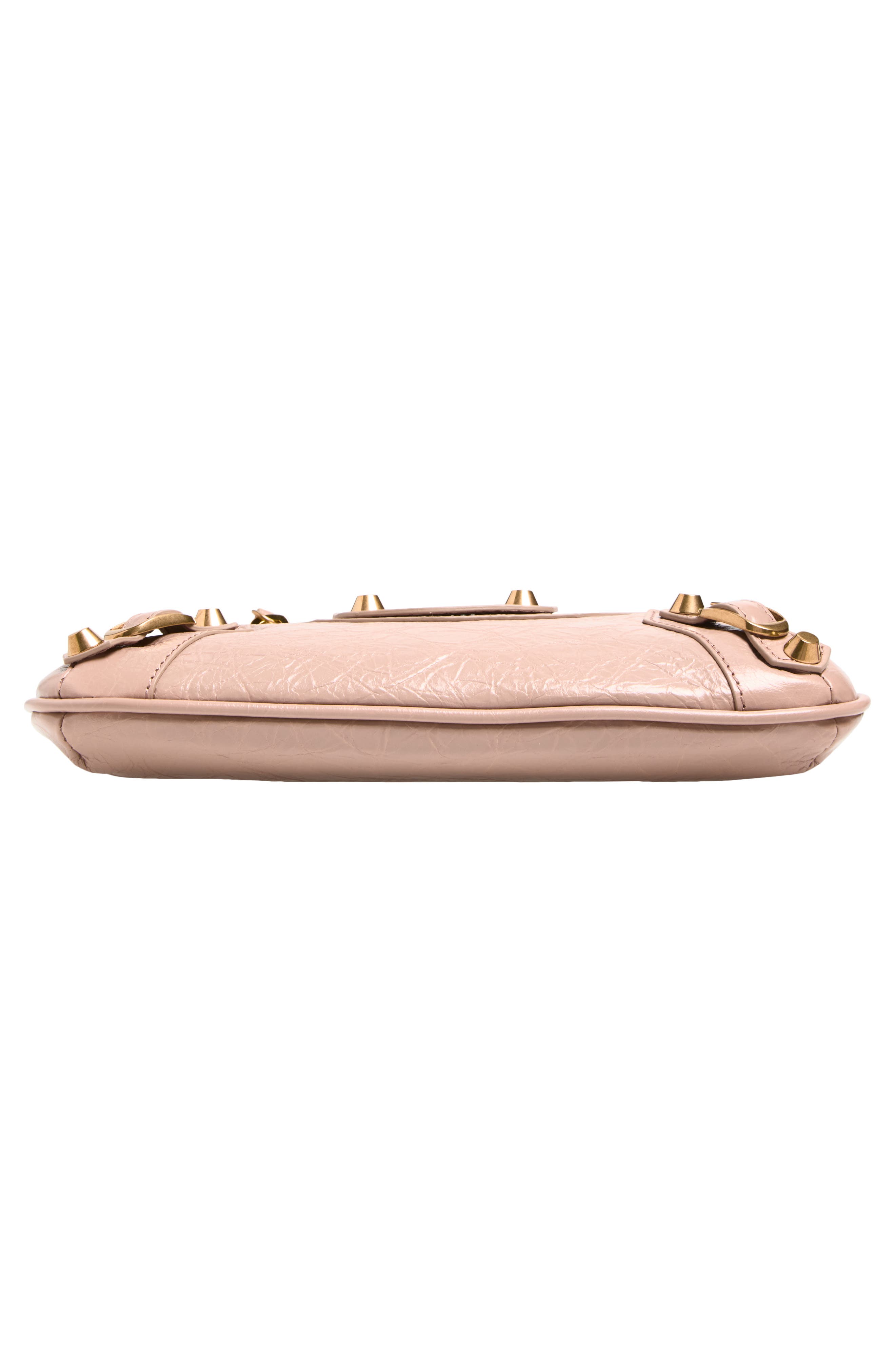 Balenciaga Le City Leather Pouch on a Strap, Alternate, color, 5833 Blush