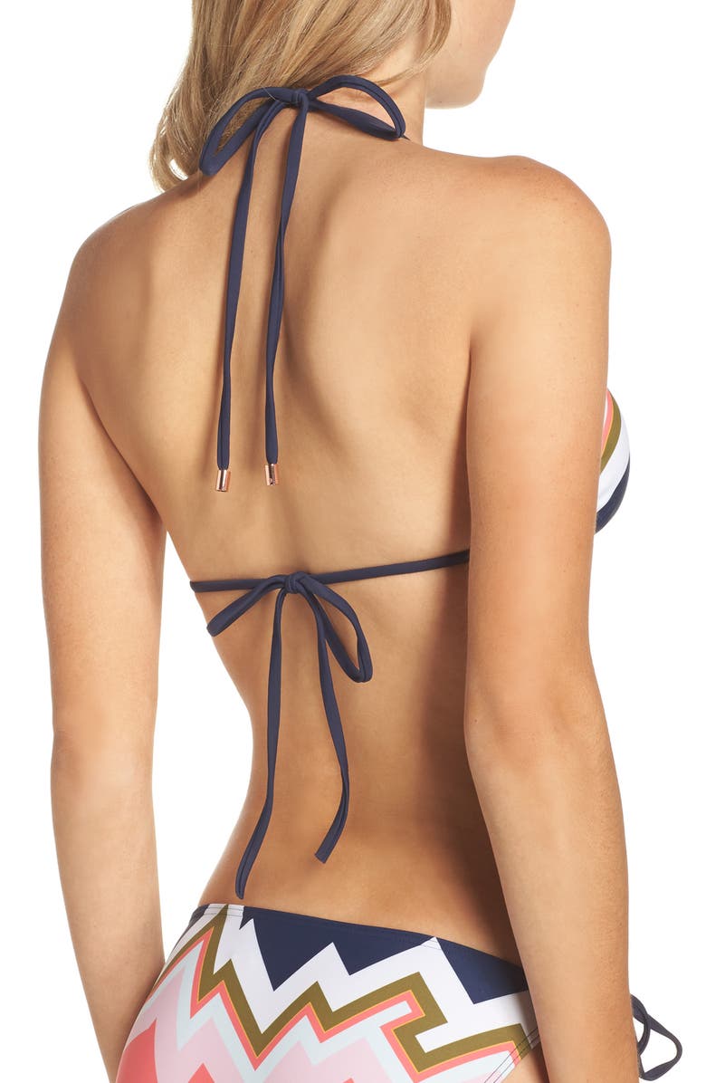 Ted Baker London Mississippi Halter Bikini Top, Alternate, color, 