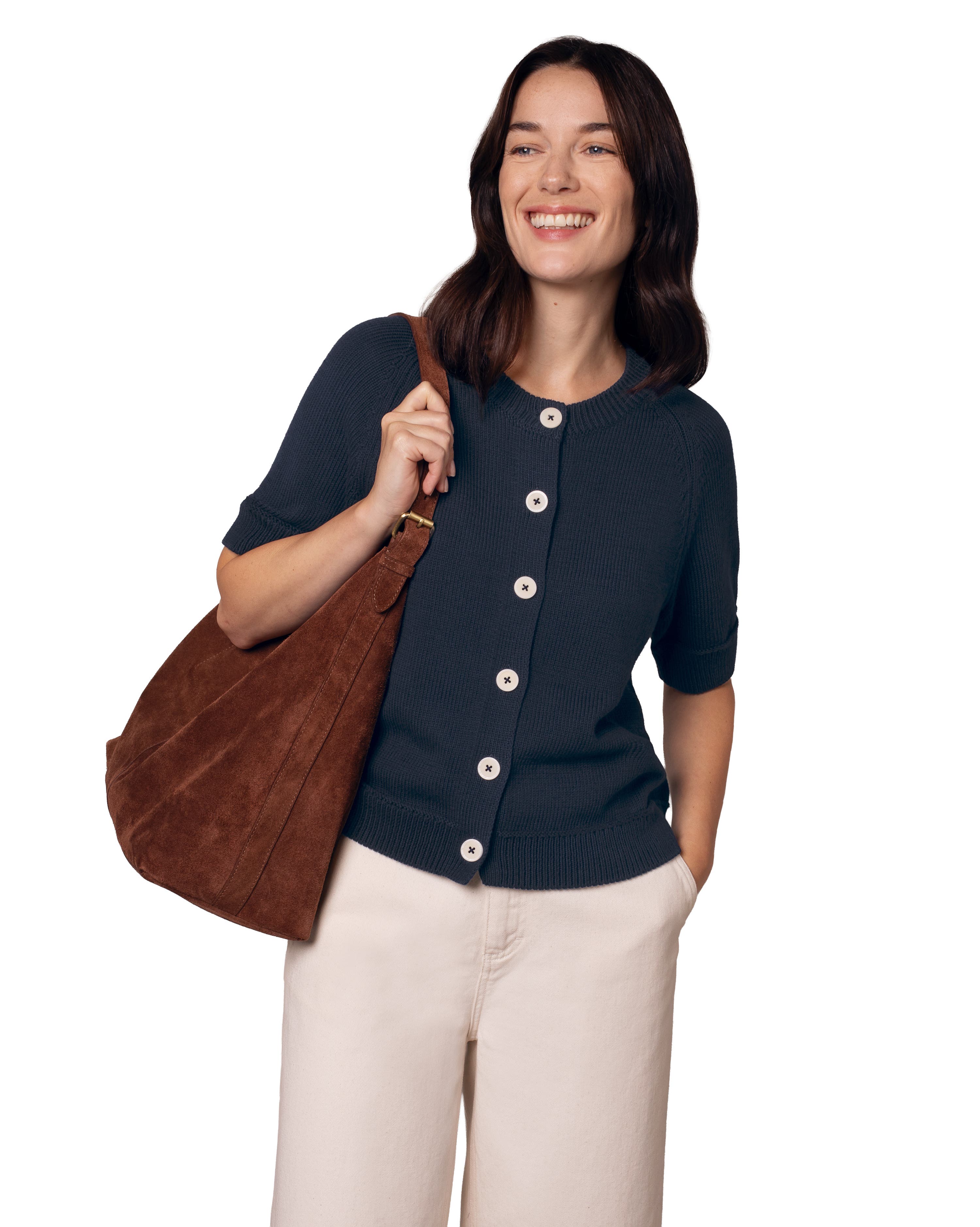 Celtic & Co. Suede Slouchy Shoulder Bag, Alternate, color, Cognac