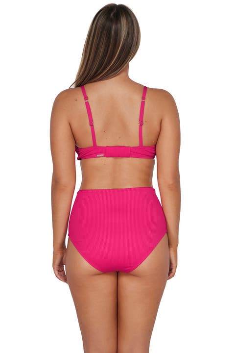Capri High Waist Bikini Swim Bottoms