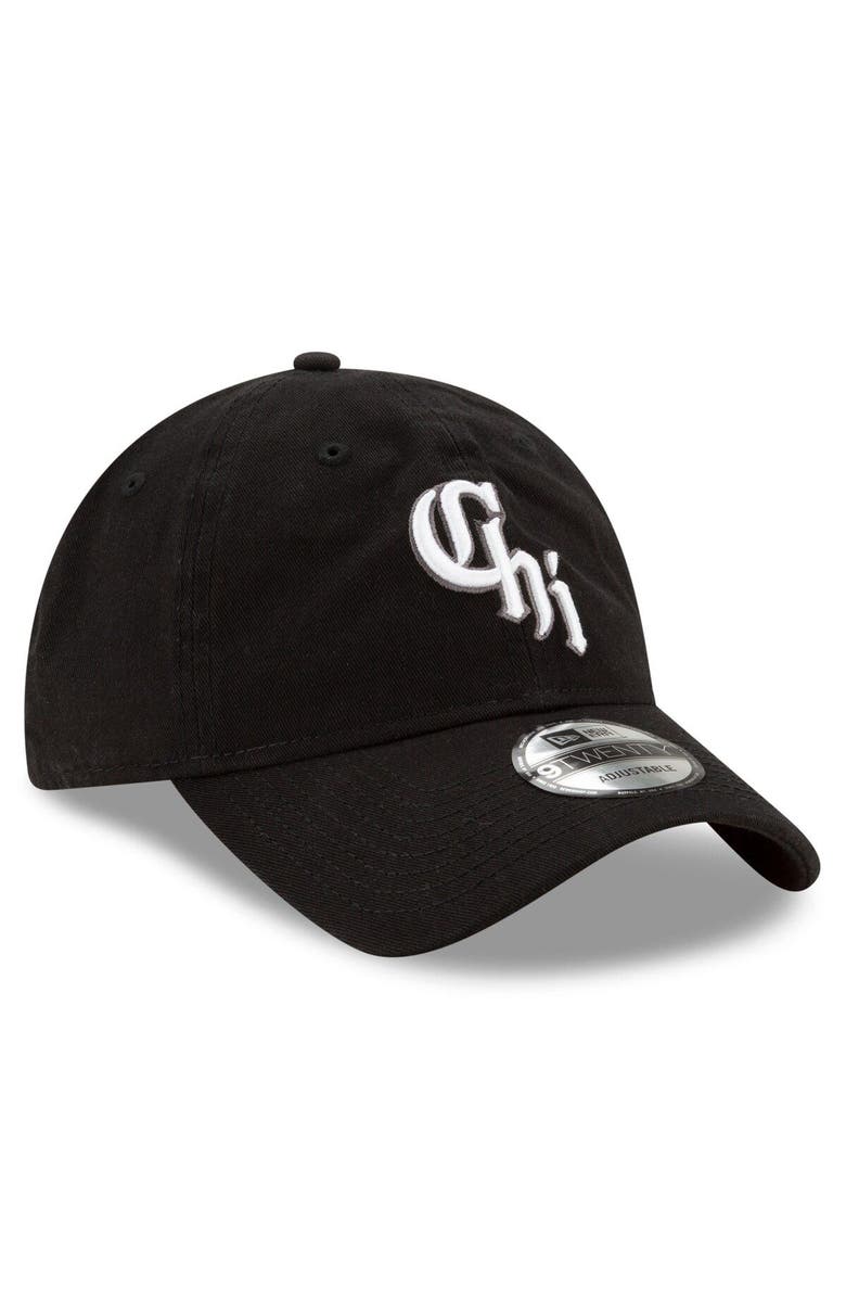 New Era Men's New Era Black Chicago White Sox 2021 City Connect 9TWENTY Adjustable Hat, Alternate, color, 