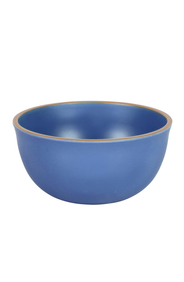 Gibson Home Rockabye 4 Piece 6.1 Inch Melamine Cereal Bowl Set, Alternate, color, Blue