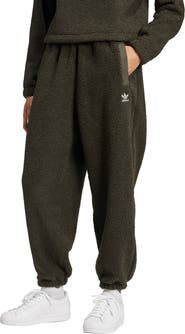 adidas Originals Recycled Polyester Teddy Fleece Track Pants