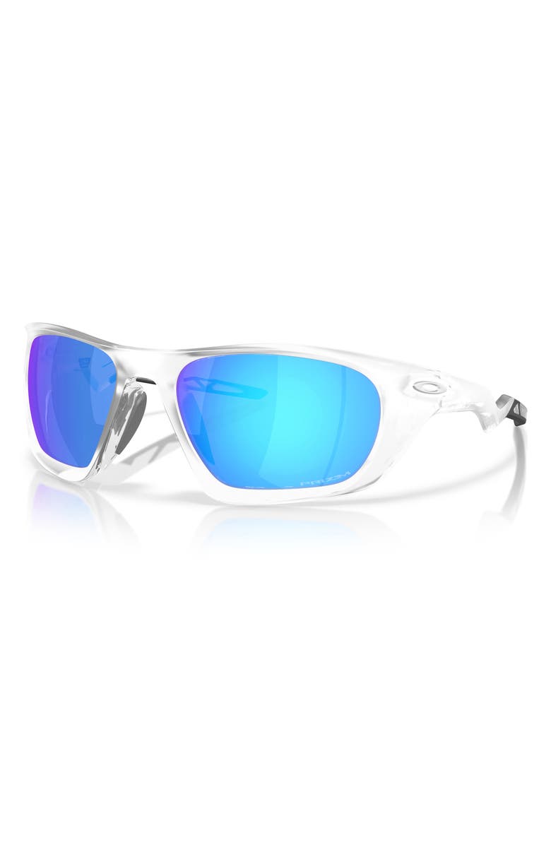 Oakley Lateralis 60mm Prizm<sup>™</sup> Polarized Rectangular Sunglasses, Alternate, color, Sapphire