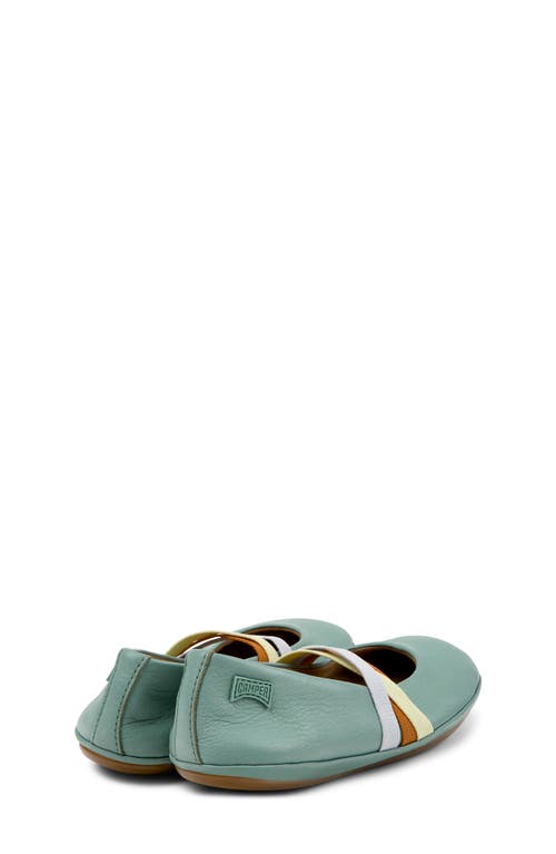 Shop Camper Twins Ballet Flat In Medium Green