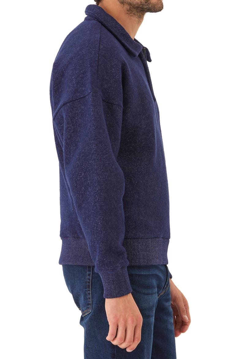 Gabe Oversize Fleece Quarter Zip Pullover, Alternate, color, STARGAZER