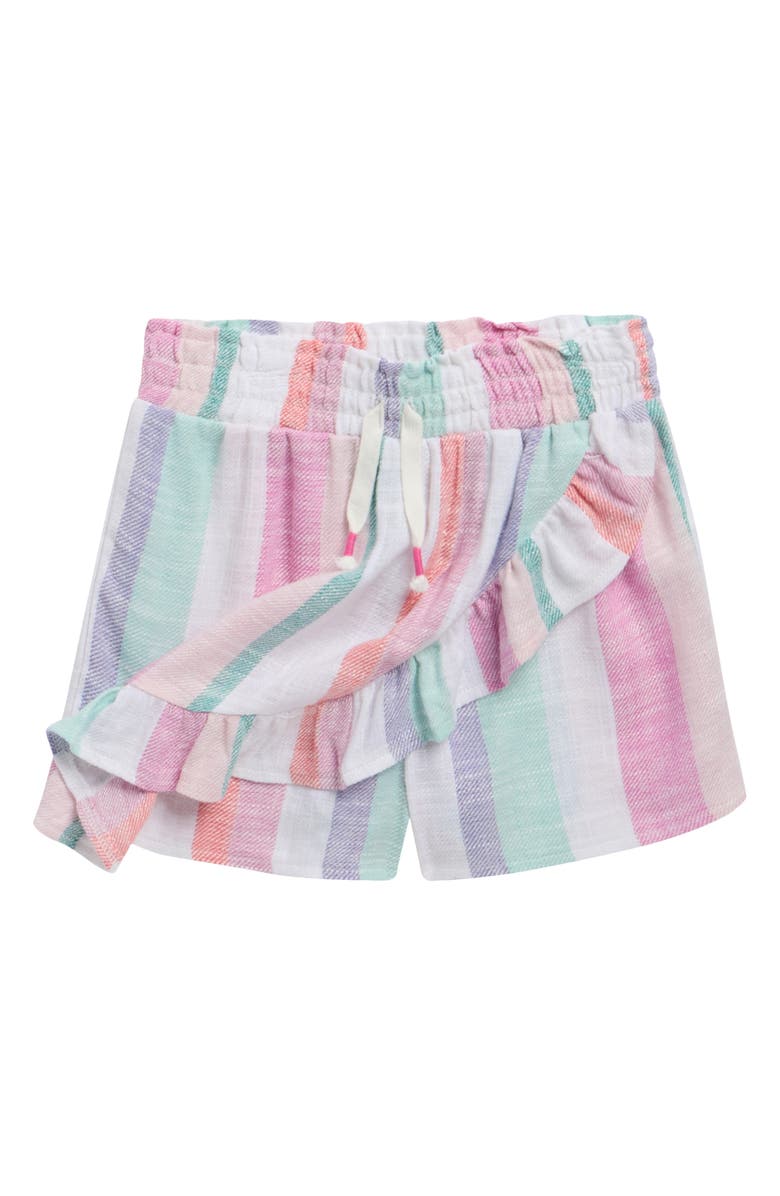 Splendid Kids' Cotton Candy Tank Top & Skort Set, Alternate, color, Painterly Stripe