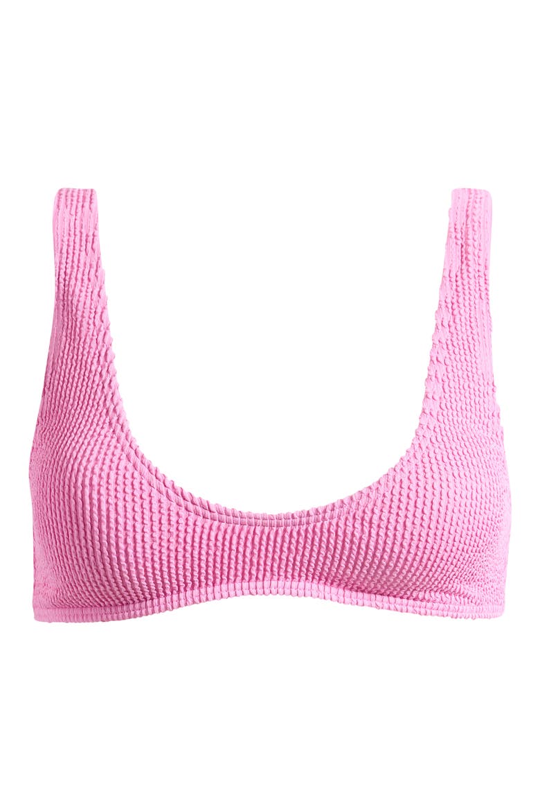 Summer Texture Swim Top, Alternate, color, PARTY PINK