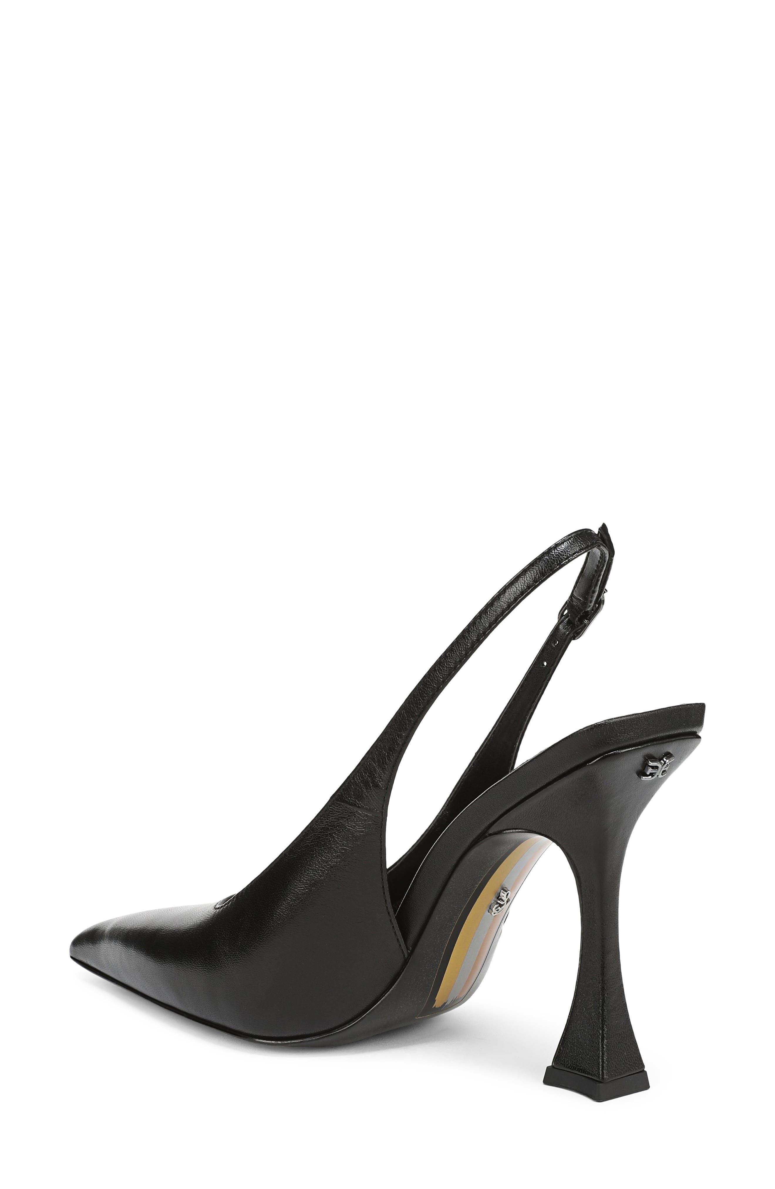 Sam Edelman Odette Pointed Toe Slingback Pump, Alternate, color, Black