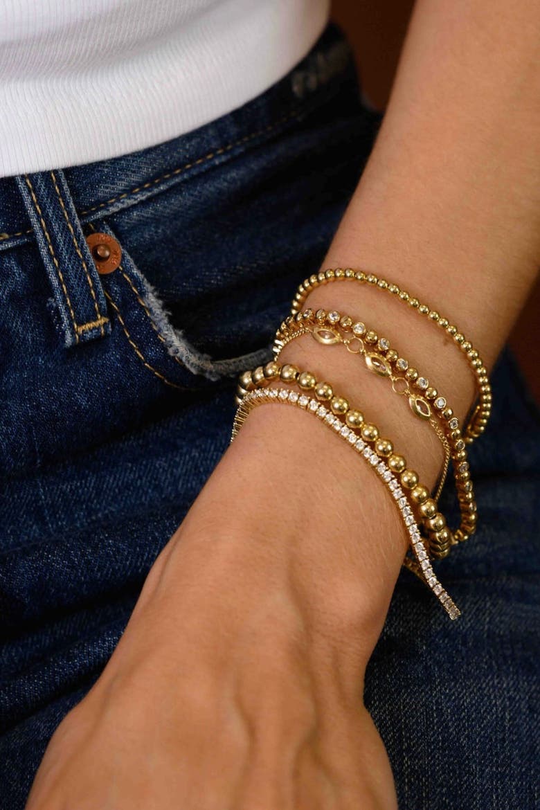 Everyday Tennis Bracelet, Alternate, color, White Topaz