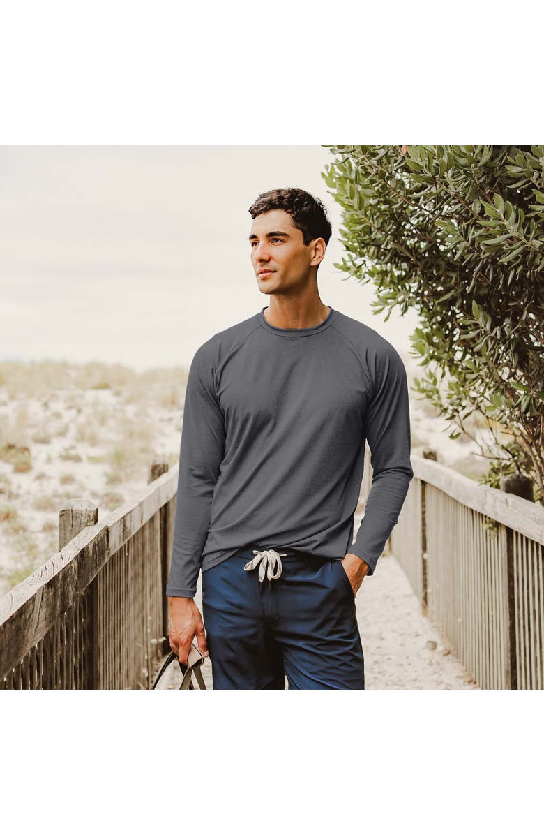 Snapper Rock Long Sleeve Outbound Tee, Alternate, color, Granite