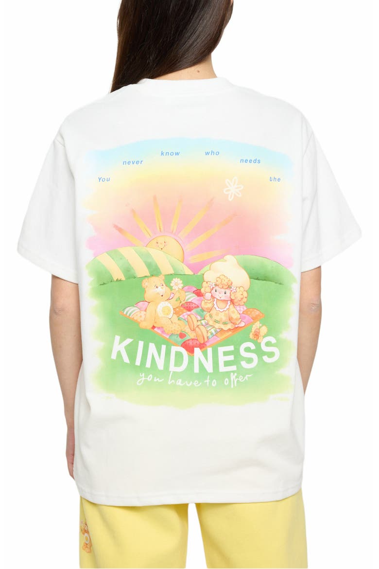 OFFER KINDNESS OVERSIZED TEE, Main, color, WHITE