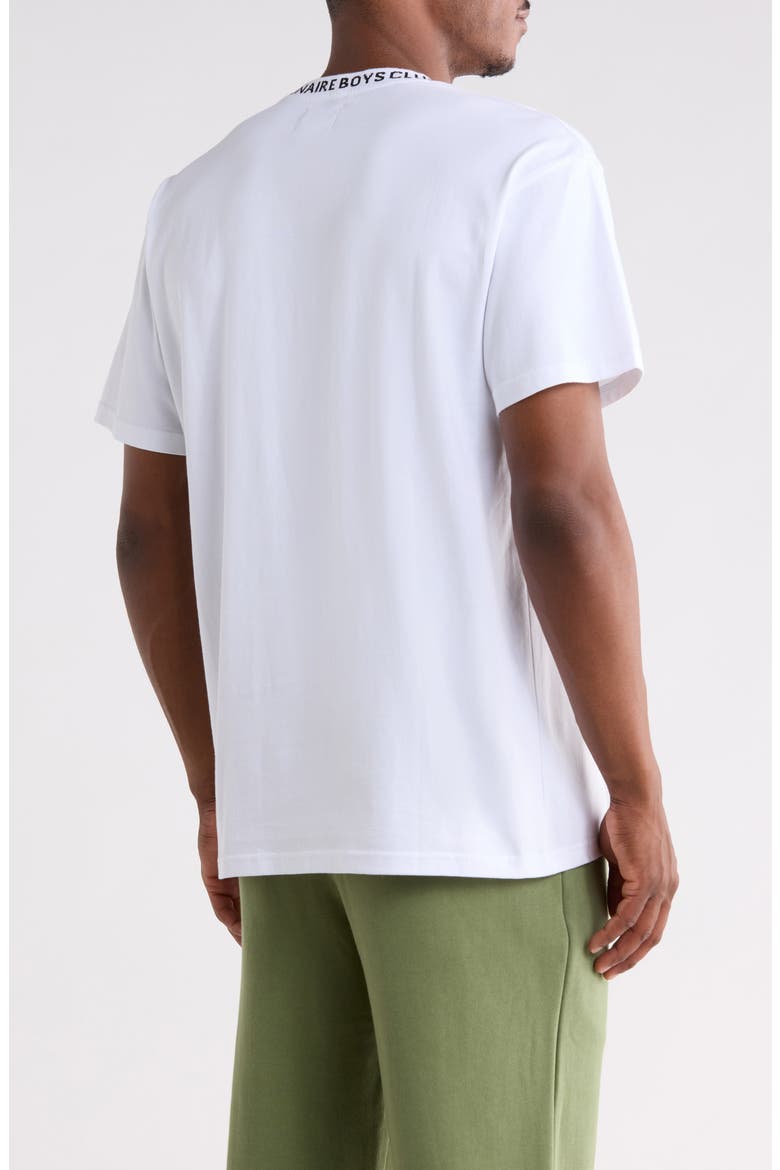 BB Wrapped Cotton Crewneck T-Shirt, Alternate, color, WHITE