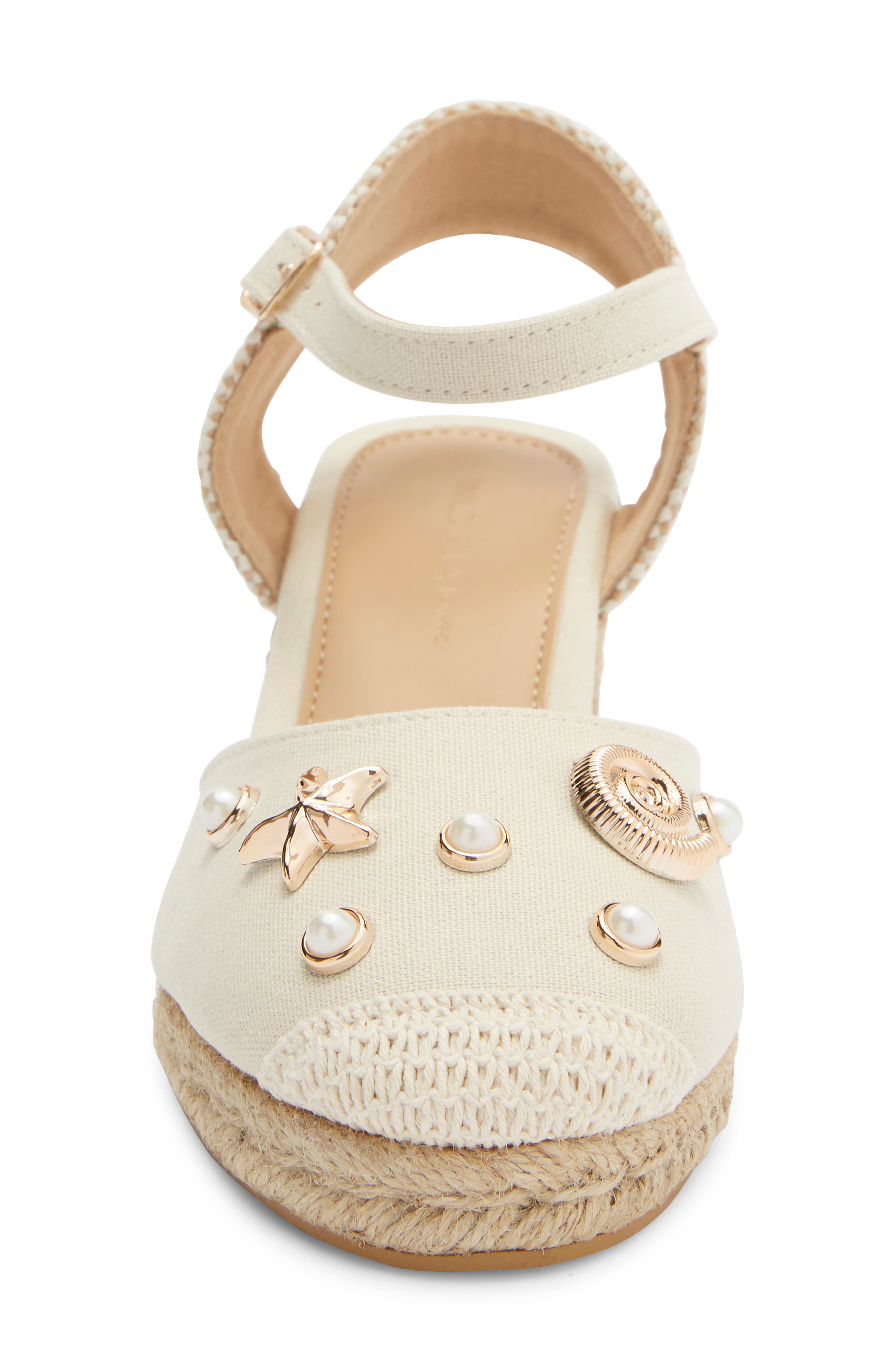 Josie Espadrille Wedge Pump, Alternate, color, CREAM