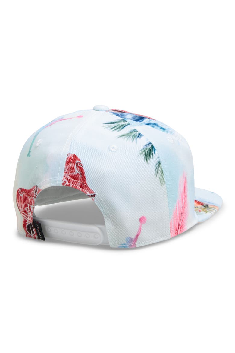 Kids' Jersey Flat Brim Adjustable Hat, Alternate, color, WHITE / MULTI