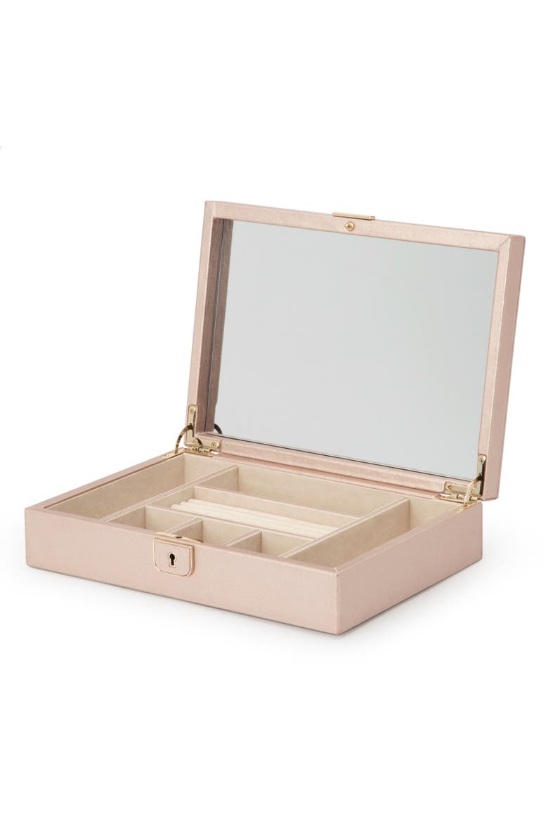 WOLF Palermo Medium Jewelry Box, Alternate, color, Rose Gold