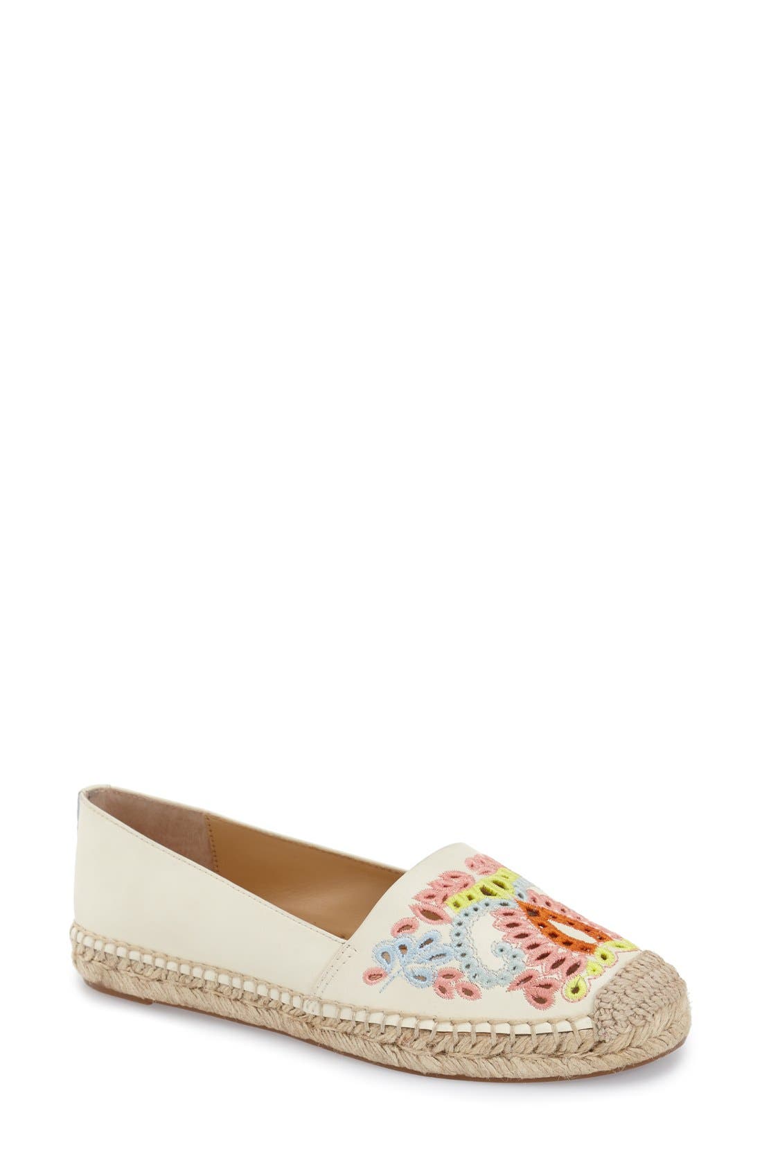 Ivanka Trump 'Violette' Espadrille Flat, Main, color, 