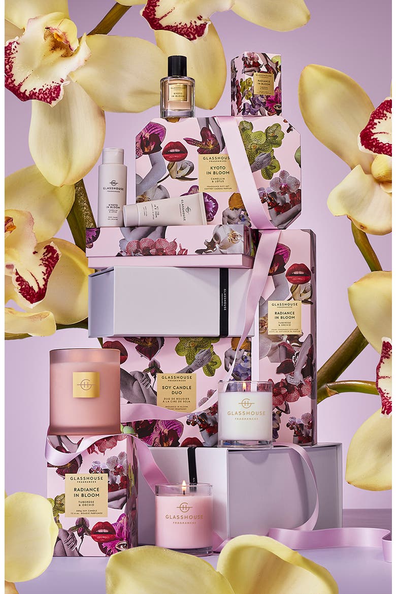 Radiance in Bloom Two-Wick Scented Candle, Alternate, color, PINK