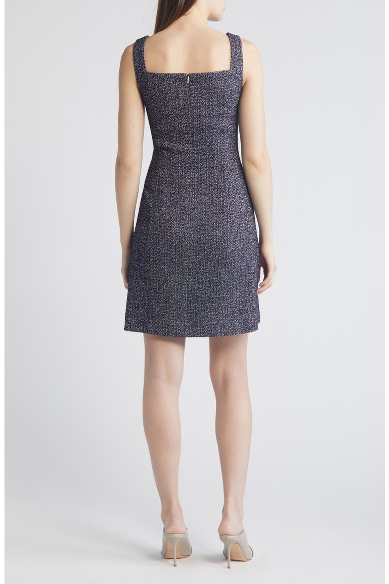 Destena Tweed Sheath Dress, Alternate, color, INSIGNIA BLUE TWEED