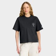 Nike Women's Nike Black Atlanta Falcons Rewind Pocket Boxy T-Shirt