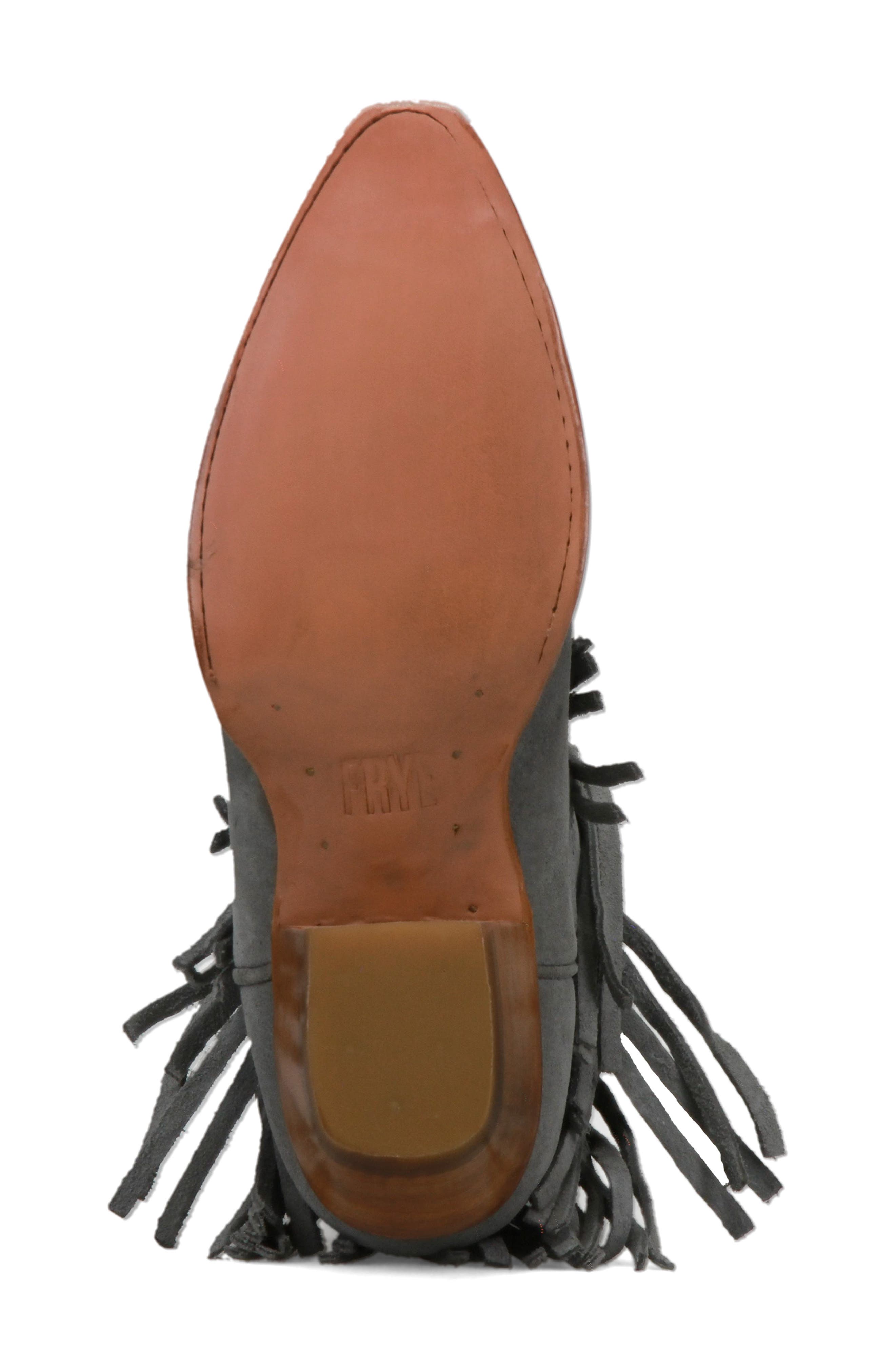 Frye Sacha Fringe Western Bootie, Alternate, color, 
