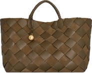 Rebecca Minkoff Mini Frankie Woven Leather Tote
