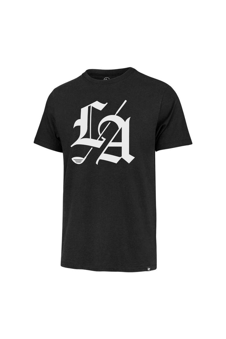 Men's '47  Black TGL Los Angeles Golf Club Franklin T-Shirt, Alternate, color, Black
