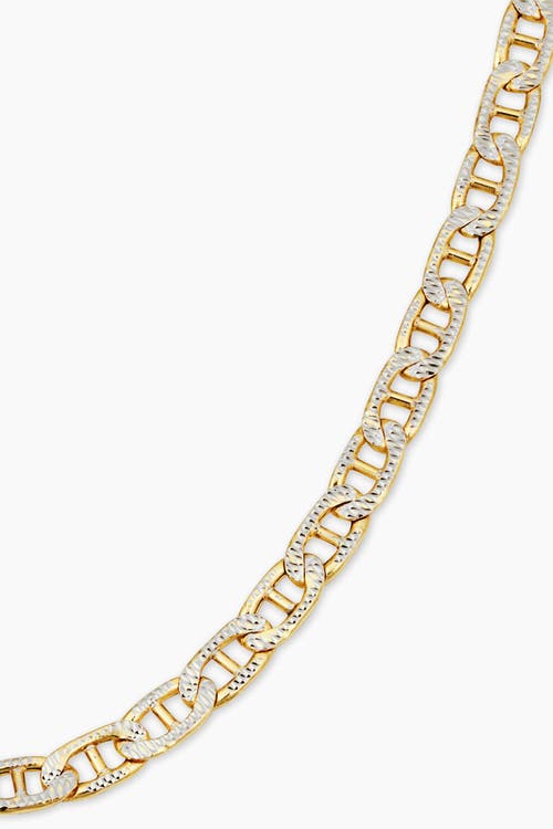 Oradina 14k Gold Mystic Mariner Pavé Necklace In Yellow Gold