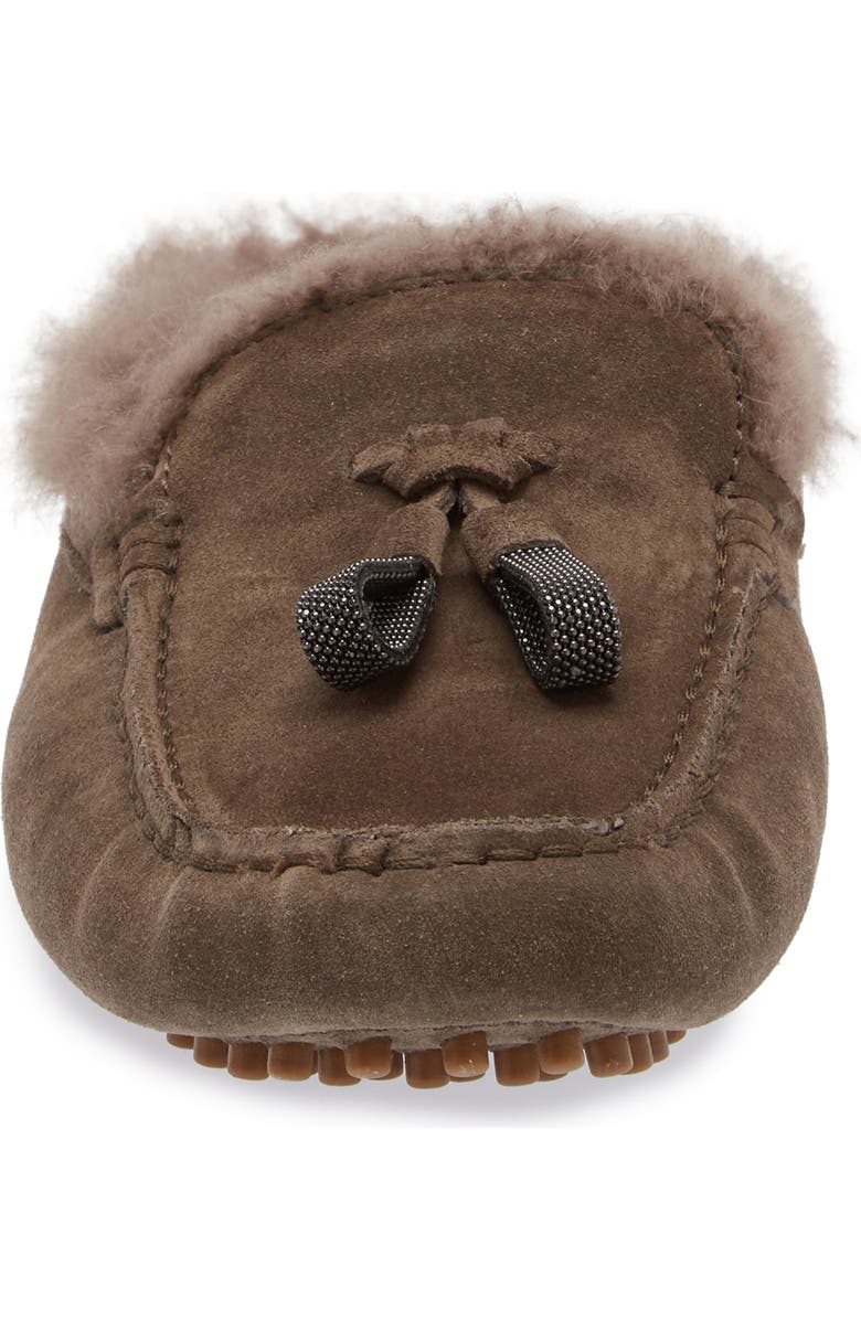 Brunello Cucinelli Genuine Shearling Slipper, Alternate, color,