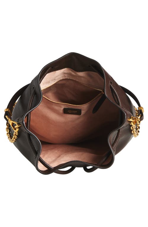 Jimmy Choo Cinch Leather Bucket Bag In Multi