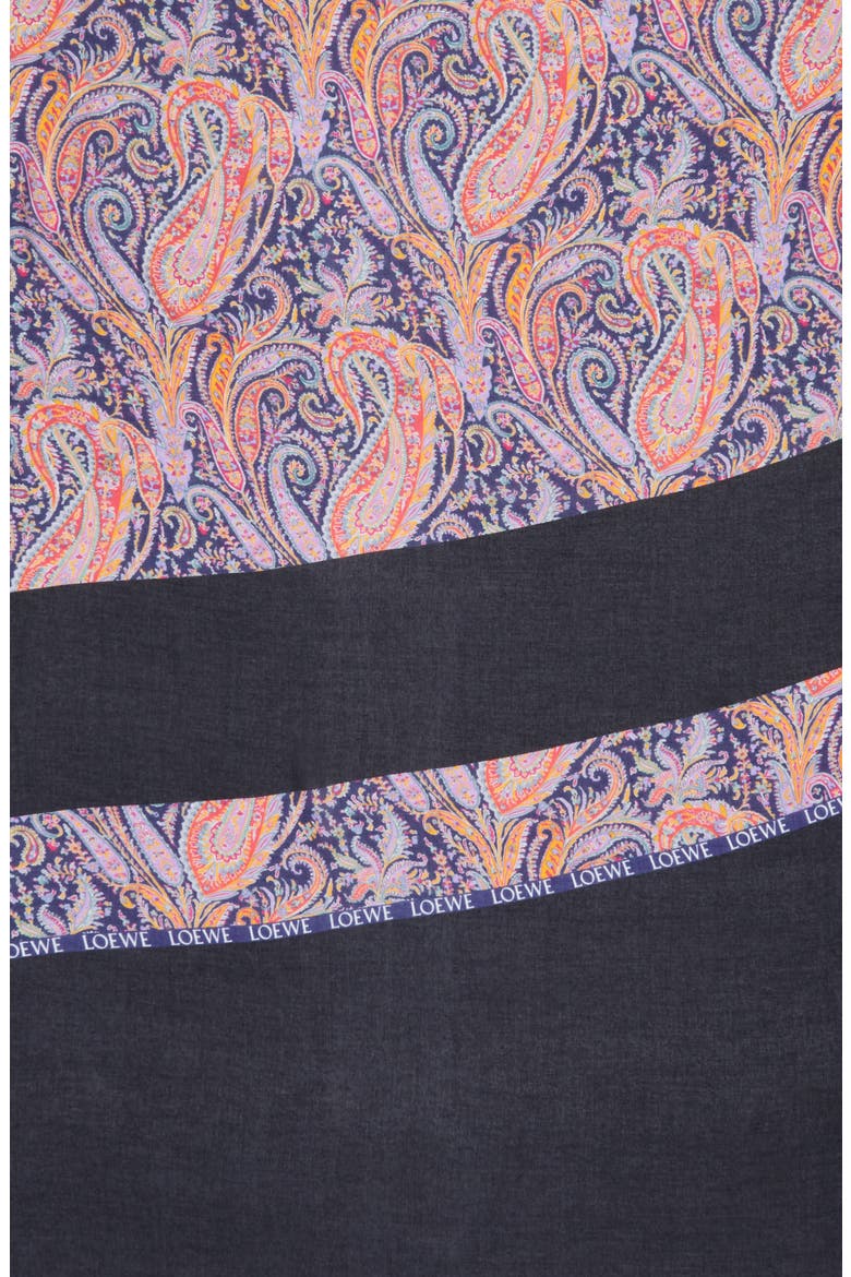 Liberty Stripe Paisley Scarf, Alternate, color, MULTICOLOR
