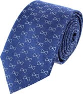 Trafalgar Signature Logo Silk Novelty Necktie